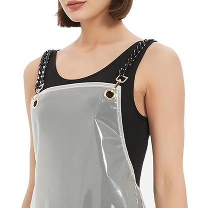Hair Stylist Apron for Women - Waterproof Barber Nail Tech Apron Hairdresser Hairstylist Salon Aprons with Pocket - color: Milky White