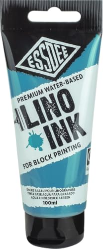 Essdee Block Printing Ink, Turquoise, 100ml - color: Turquoise