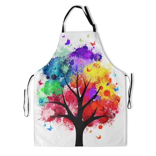 Artist Painting Apron with 2 Pockets Painters Art Aprons Gifts for Women Men - color: Artist