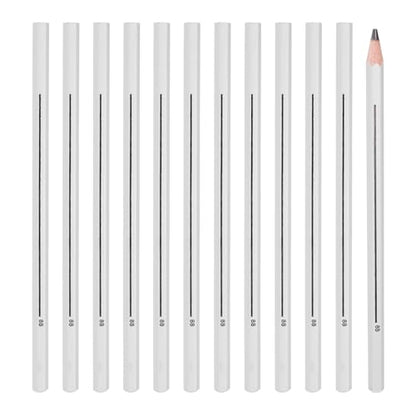 PATIKIL 8B Graphite Pencils for Drawing, 12Pcs Sketching Pencils Wood Supplies Set Break-Resistant Lead with Built-in Sharpening Area for Painting Sketching Artist Design - style: 8B