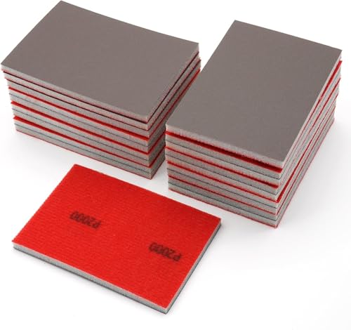 20Pcs Sanding Sponge, 3 x 4 Inch Soft Foam Sanding Block, 1500 Grit - style: 1500 Grit