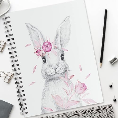FIXSMITH 5.5"X8.5" Sketch Book,100 Sheets (68 lb/100gsm) Sketchbook | Acid Free Drawing Paper | Spiral Bound Artist Sketch Pad | for Kids, Beginners, Artists & Professionals | Bright White - color: Black, size: 5.5"x8.5"-1 Pack