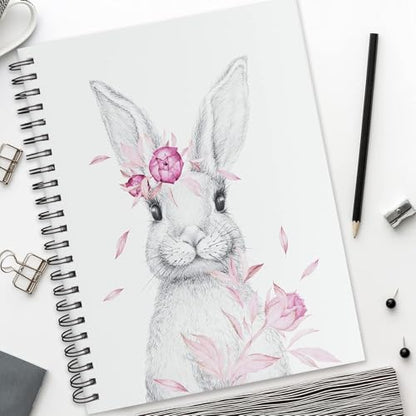 FIXSMITH 5.5"X8.5" Sketch Book,100 Sheets (68 lb/100gsm) Sketchbook | Acid Free Drawing Paper | Spiral Bound Artist Sketch Pad | for Kids, Beginners, Artists & Professionals | Bright White - color: Black, size: 5.5"x8.5"-1 Pack