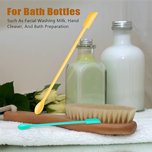 Silicone Spatula Set 6Pcs, Mini Jar Scraper for Makeup & Food | Mini spatulas reach every last drop in jars and bottles, reducing waste for food, cosmetics and personal care products. - color: Color #1