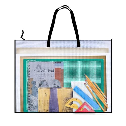 Opret Art Portfolio Bags 19X25 Inch with Handle and Zipper - color: 1 Pack