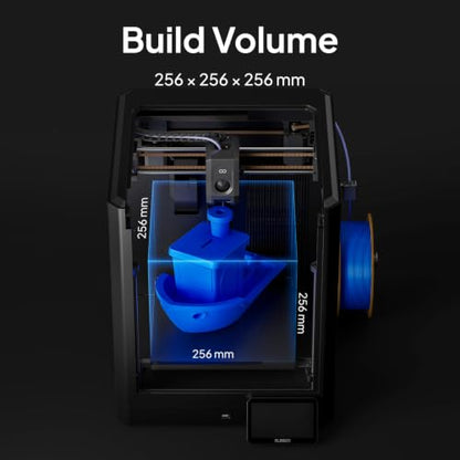 ELEGOO Centauri 2 CoreXY 3D Printer, 500mm/s High-Speed Printing with Smooth Print Quality, Full Auto Calibration, 350°C High-Temp Nozzle, 256x256x256mm Build Volume for Beginners & Makers - size: Centauri 2