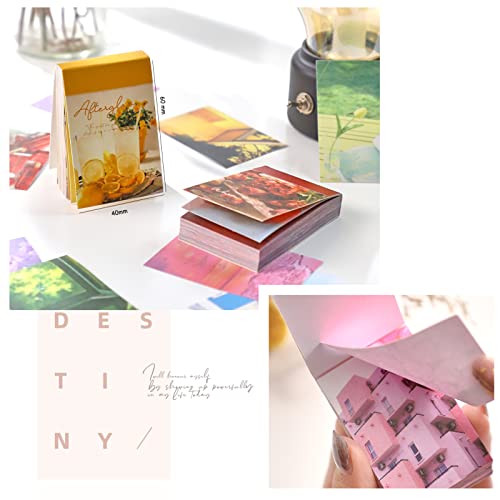 6 Sets 300 Pcs Washi Stickers Set Cute Aesthetic Sticker Book for Journaling, DIY Decorative Paper Sticker Decals for Bullet Journal Art Scrapbooking Diary Card Craft Gift Album Notebook Stationery - style: Gentle Style