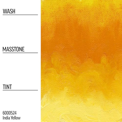 Williamsburg Artist Oil Colors by GOLDEN, India Yellow, 150 ml tube, Professional Oil Paint, Transparent - color: India Yellow, size: 5.07 Fl Oz (Pack of 1)