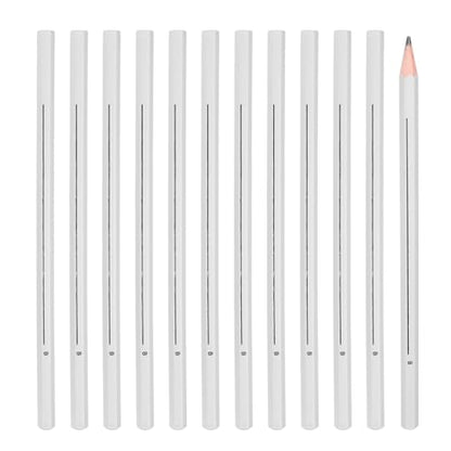 PATIKIL B Graphite Pencils for Drawing, 12Pcs Sketching Pencils Wood Supplies Set Break-Resistant Lead with Built-in Sharpening Area for Painting Sketching Artist Design - style: B