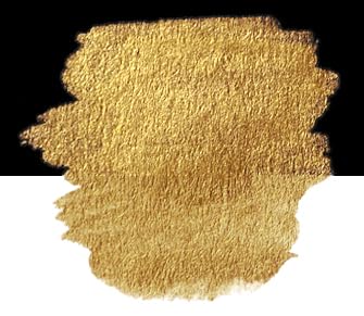 Finetec Pearlescent Watercolor Pan Refill, Metallic Royal Gold (F0625)