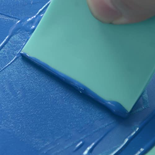Chalk Paste Mini Squeegee 6 Pack,Optimized for use with Mesh Backed Stencils and Transfers |Rubber Mini Squeegee for Screen Printing, Ink, and Chalk Paste