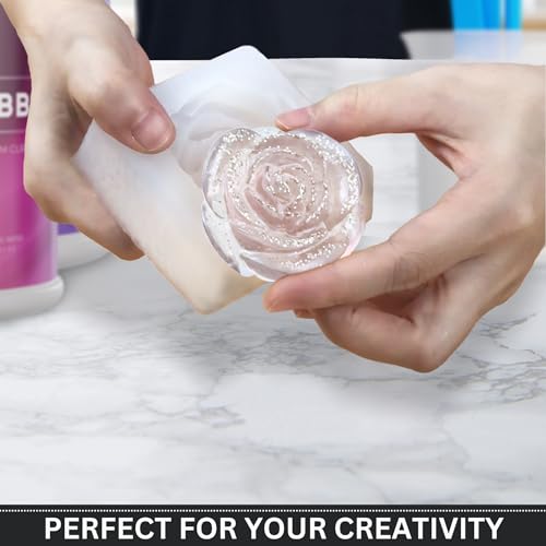 Silicone Mold Making Kit Liquid Silicone Rubber (25 kg/6 Gallon Kit) with Accessories Kit (3-Pack) - Mixing Ratio 1:1 - Bubble Free Translucent Clear Silicone Mix for Silicone Rubber Mold Making - size: 25kg Kit