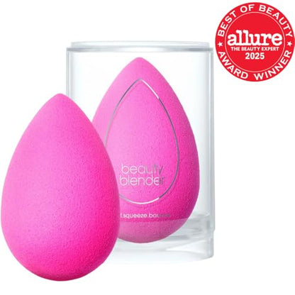 Beautyblender Original Pink Makeup Sponge | Super-Soft Blending Foam for Foundations, Powders and Creams | Reusable & Washable, Vegan & Cruelty-Free, Streak-Free Finish - color: Original Pink