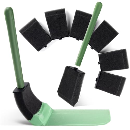 Foam Paint Brushes, 2 Inch, Poly Sponge Brushes, Paint Sponges - size: 2 inch, 8 pack