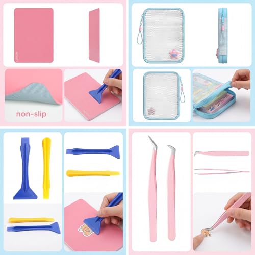 8-in-1 Mindfulness Art Therapy Kit – DIY Stress Relief Craft Set for Teens & Adults, 8 Creative Activities Including Sticker Books, Painting, and Relaxation Projects - color: Starter Gift Kit | 8-in-1 Set With Storage Pouch