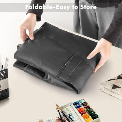 Premium Art Portfolio Case - 32" x 42" - Soft Sided - Foldable - Waterproof & Tear Resistant - Artwork, Photography, Sketch, LCD, Monitor, Solar Panel - Shoulder Straps & Handles - size: 32 x 42