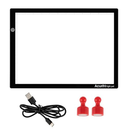 Acurit Artist LED Light Up Tracing Pad, for Tattoo Drawing, Streaming, Sketching, Animation, Stenciling