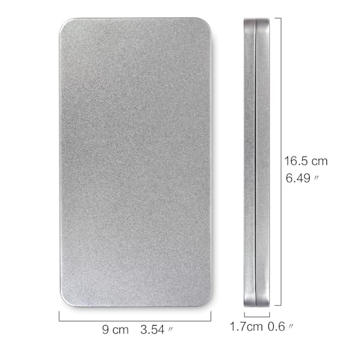 20Pcs Full Pans Watercolor Tin Palette Paint Case with Magnetic Stripe | Metal Art Paint Mixing Tray,3ml Empty Full Pans,Portable Empty Paint Box for DIY Watercolor Oils Acrylics Drawing,Silver - color: Silver