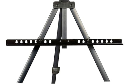 Creative Mark Feather Portable Lightweight Painting Adjustable Folding Tripod Easel Stand for Painting, Up to 75" Tall, Easy-Lok Canvas Holder Fits 1.5" Canvases from 4''-30'' Tall