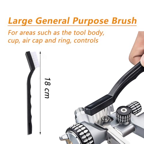 21 Pcs Multi-Purpose Spray Tool Cleaning Kit Airbrush Cleaning Kit