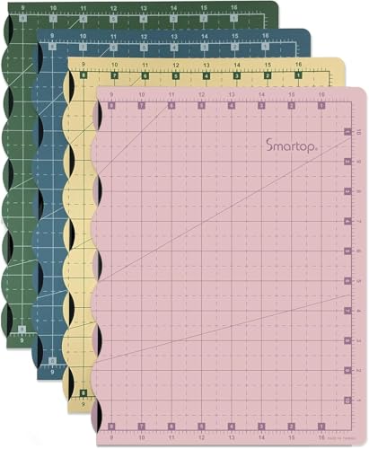 18"x12" Self Healing 3 Layer Folding Cutting Mat, Non-slip Non-reflective, Great for Crafts, Quilting, Sewing, Scrapbooking Molandi Pink (Molandi Pink)