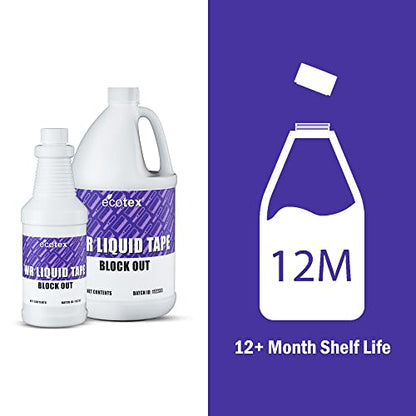 Ecotex® WR Liquid Tape Block Out - Screen Printing Screen Filler, 1 Qt - color: Purple, size: Quart - 32 oz.