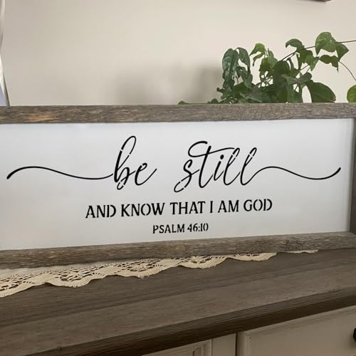 Christian Stencils for Crafts Reusable Inspirational Stencils | Bible Stencils for Canvas Bag Faith Motivational Stencil for Wood Sign Fabrics DIY Crafts Decor - style: Christian