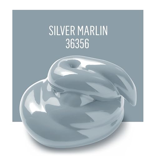 FolkArt Acrylic Craft Paints, Silver Marlin 8 fl oz Premium Matte Finish Paint, Perfect For Easy To Apply DIY Arts And Crafts, 36356 - color: Silver Marlin, size: 8 Fl Oz (Pack of 1)