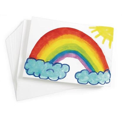 Colorations Art Paper, 9" x 12" Painting & Craft Paper, Finger Paints, Watercolor, Tempera, Drawing, Art Room & Homeschool Crafts 100 sheets | Finger Paints, Watercolor, Tempera, Drawing, Art Room & Homeschool Crafts, 100 Sheets - style: Ultimate Art Pape