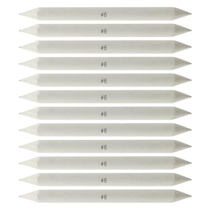 Creative Mark Blending Stumps - Solid Double-Ended Blending Stumps for Blending Charcoal, Pencils, Pastels, and More! - [Size # 6-72 Count] - size: Size # 6 - 72 Pack