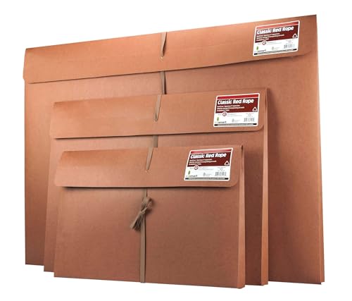 Star Products Cloth Tie Tape Art Portfolio, 11-3/4 x 9-1/2 x 2 Inches - size: 9.5" x 11.75"