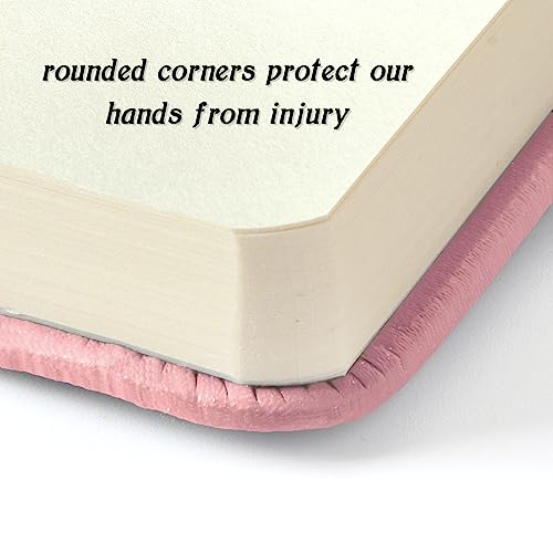 5" x 5" Hardcover Sketch Book,58 Sheets Small Mixed Media Pocket Sketch Pad | PU Cover,150 GSM Acid Free Artist Drawing Paper,Travel Journal Blank Notebook for Adults Sketching,Illustration.Pink - color: 150gsm PU-pink