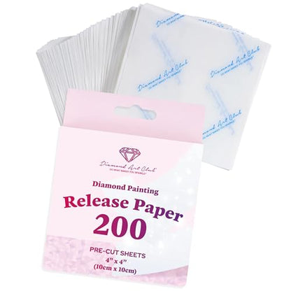 DIAMOND ART CLUB 200-Piece Diamond Painting Release Paper Pack