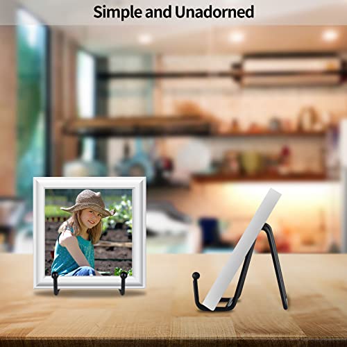 IBosins 5-Pack 3-Inch Small Plate Display Stands Black Metal Frame Stand - color: Black, size: 3 Inch