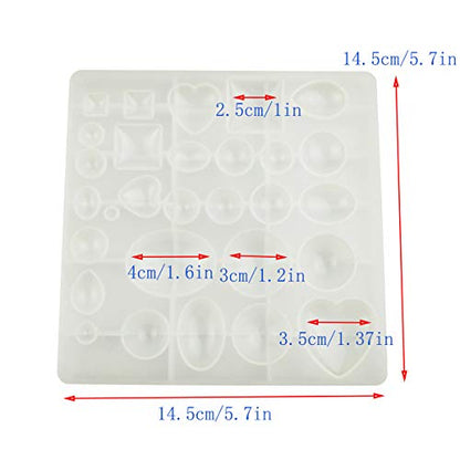 yuntop Jewelry Casting Molds,Gem Jewelry Silicone Casting Mold - size: Small
