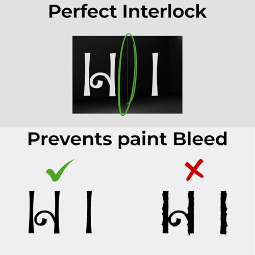 1 Inch Letter Stencils Numbers Templates 315 Adhesive Stencils for Painting, Glass Etching & Wood Burning Sticker Stencil Letters Numbers for DIY Crafts, Fabric, Mailbox, Art Projects, etc (PengStik) - style: 1 inch PENGSTIK