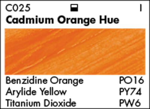 Grumbacher Academy Acrylic Paint, Gloss, 90ml/3 oz Metal Tube, Cadmium Orange Hue - color: Cadmium Orange