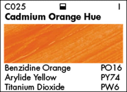 Grumbacher Academy Acrylic Paint, Gloss, 90ml/3 oz Metal Tube, Cadmium Orange Hue - color: Cadmium Orange