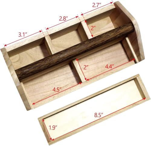 Ikee Design Personalized Custom Engraved Wooden Craft Toolbox - color: Personalized