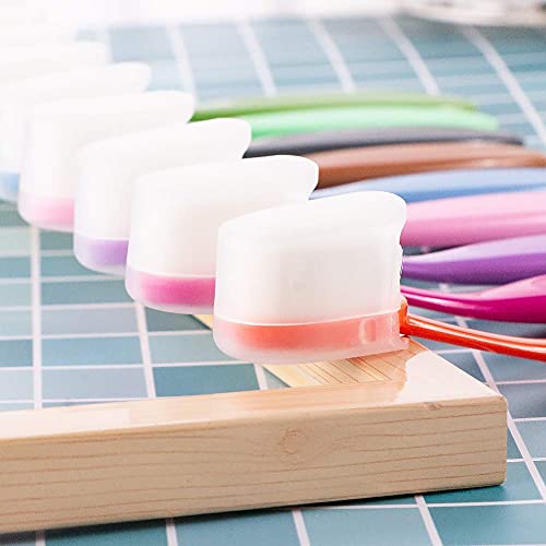 Yoseng 10 Pcs Ink Blending Brushes,with Protective Covers for Card Making | Color-Coded Handles Stencil Brushes,Background Blender Craft Brushes,Paper Crafter Artist Tool,Brush Head Diameter 0.86" - color: 10 Color With Cover