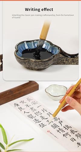 Chinese Calligraphy Brush Set for Writing, Drawing, Ink Brushes, Japanese Kanji Sumi Brush Pen (JianSeries 3pcs)