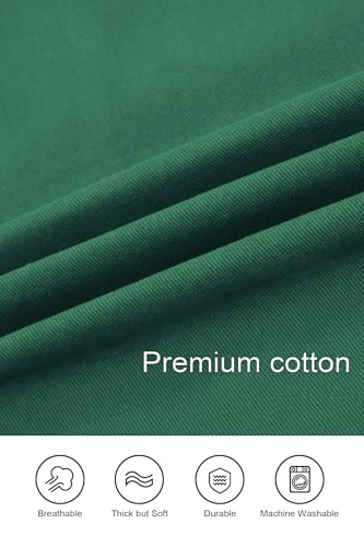 Nanxson Pottery Apron Split Leg with 3 Pockets & Adjustable Buckle | cotton material,Long apron,adjustable waist tie,for Pottery Ceramic Wheel DIY Art Garden - color: Green