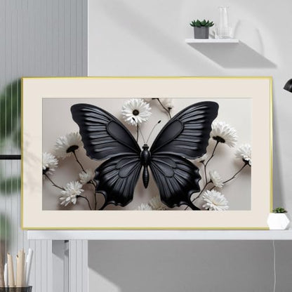 HeeBenor 5D Butterfly Large Diamond Painting Kits for Adults, 27.5" X15.7" - color: Butterfly 058