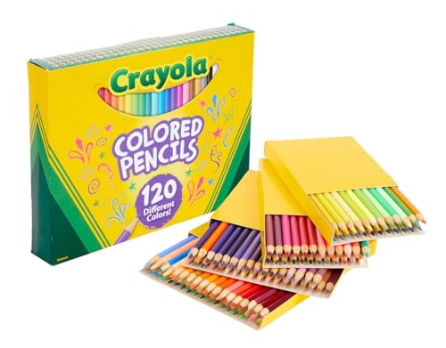 Crayola Colored Pencils Set for Kids (120ct), Cute School Supplies, Teacher Must Haves, Coloring Book Pencils, Bulk Colored Pencils for Boys & Girls, Ages 3, 4, 5 - size: 1 Count (Pack of 1)