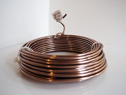 Anodized Aluminum 3.0mm Bonsai Training Wire 250g Large Roll (40 feet) - Choose Your Size and Color (3.0mm, Brown) - color: Brown, size: 3.0mm