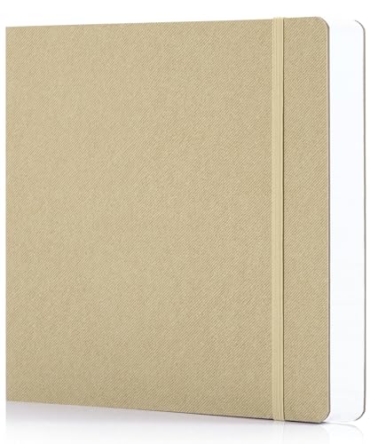 Hardcover Sketch Book, 8.3x8.3, 96 Sheets, Sketchbook for Drawing, Brown | Ideal Gift For Kids Adults,200GSM Watercolor Heavyweight Lay-Flat Art Journal,Drawing pad for Adults - color: Brown
