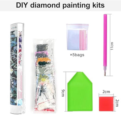 Diamond Art Kits for Adults,Funny Parrots Diamond Painting Kits 12x16in - color: DP04886