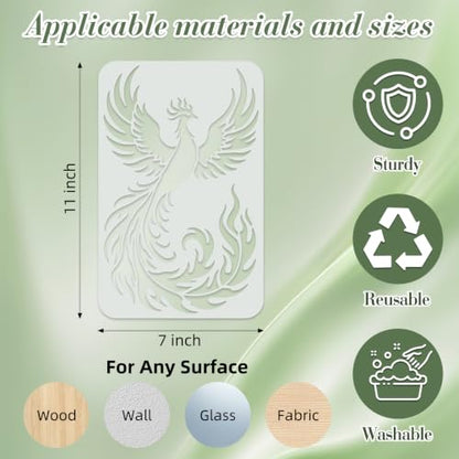 Animal Stencils for Crafts Reusable 16Pcs Painting Stencils(11X7 Inch) - color: Animal 6