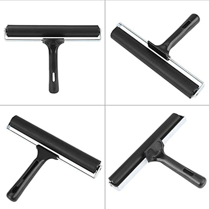 7.9 Inch Soft Rubber Brayer Roller for Print, Tape, Wallpapers, Scrapbooks | Wallpaper Roller, Art Craft Oil Painting Tool, Speedball Brayer