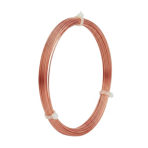 Tenn Well 16.4ft 12 Gauge 99.9% Dead Soft Copper Wire - color: Copper, size: 12 Gauge